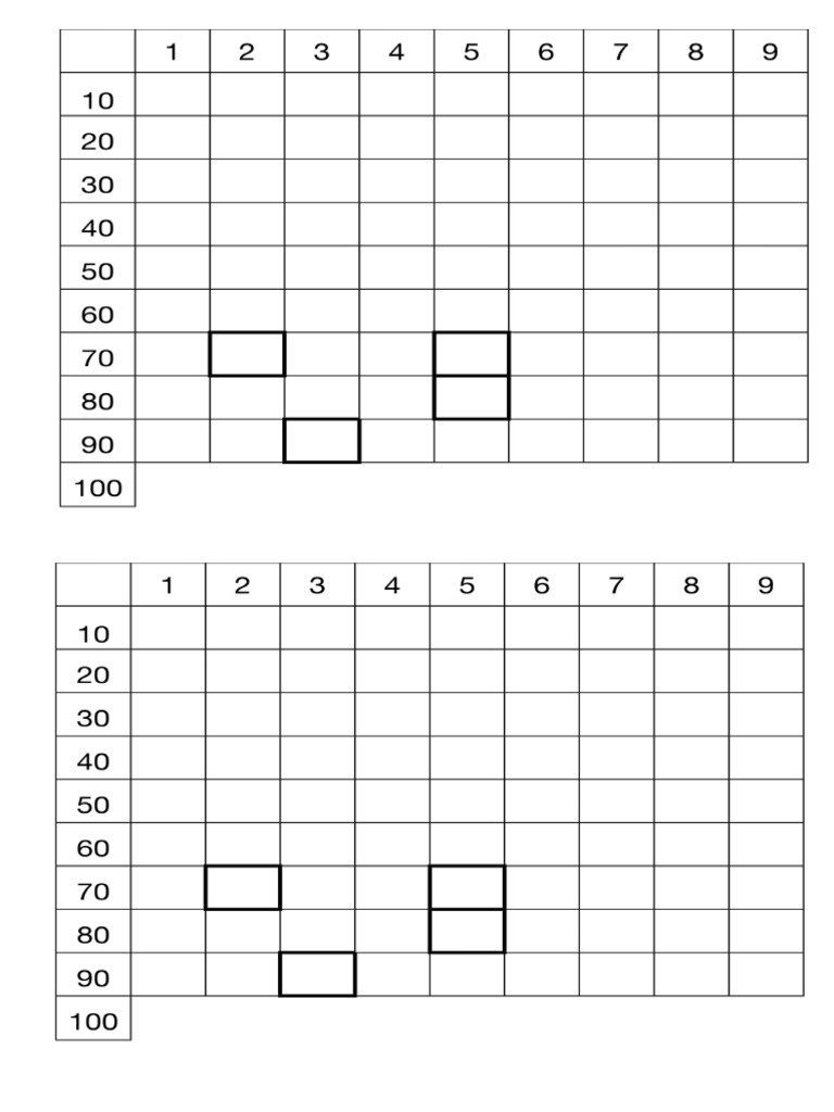 Numeracion Del 1 Al 100 | PDF