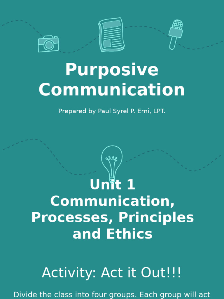 Communication - An Introduction | PDF | Communication | Code