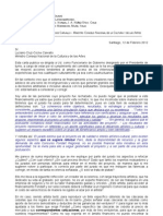 CARTA ABIERTA DE VICTORIA SÁEZ SALINAS Al SR Luciano Cruz-Cocke