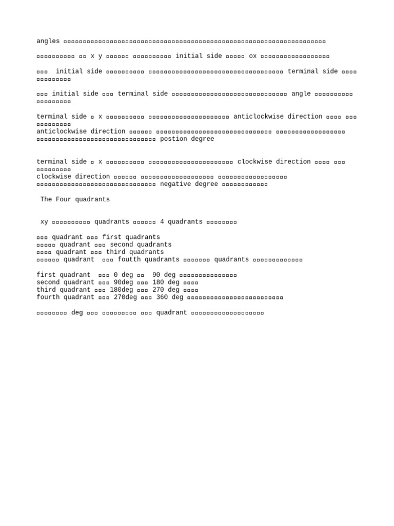 Angles | PDF