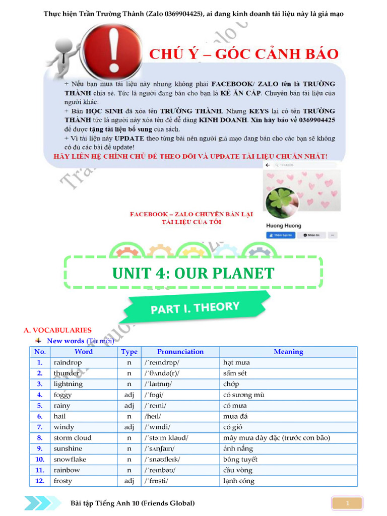 Unit 4 (Friends Global 10) (GV) | PDF