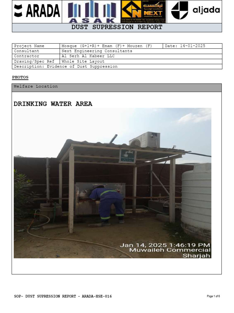 Dust - Supression - Report 140125 | PDF