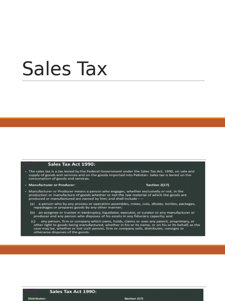 Lecture 6 Sales Tax Pdf