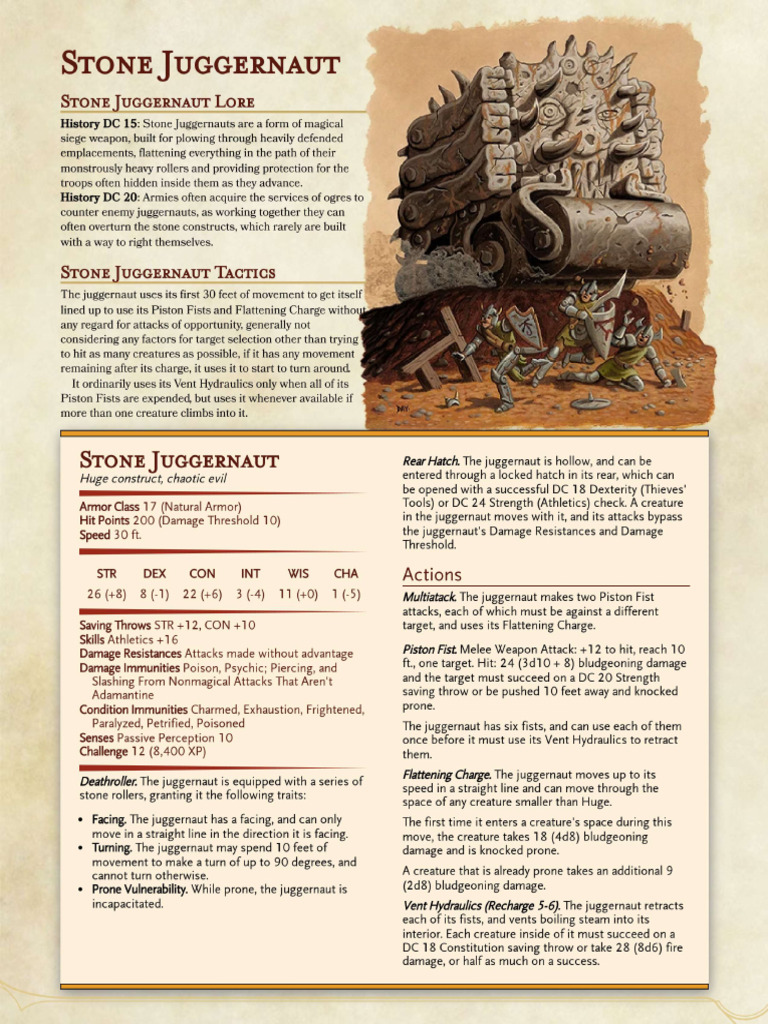 Stone Juggernaut | PDF