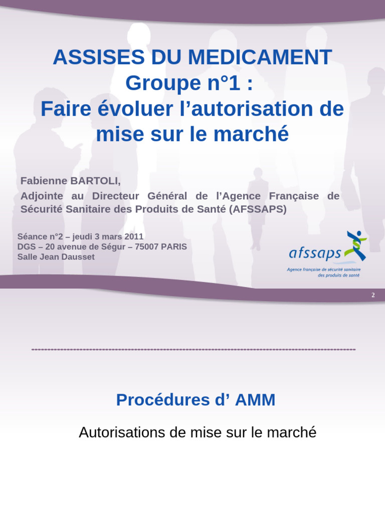 Évolution de l'AMM des médicaments | PDF | Traitements médicaux | Pharmacie