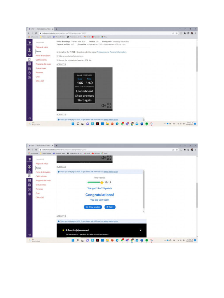 Activity Unit 1 | PDF