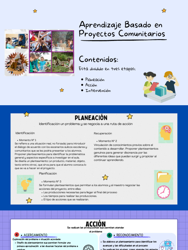 Planificación de Proyectos Comunitarios | PDF | Planificación | Aprendizaje