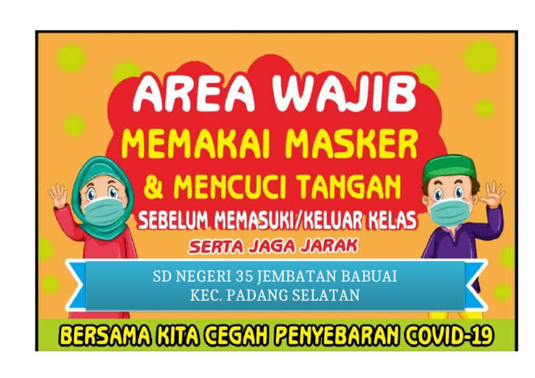 Area Wajib Masker | PDF
