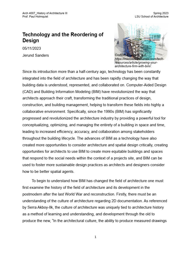 Architecture's Digital Evolution | PDF | Building Information Modeling ...