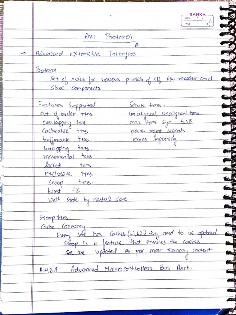 Axi Notes | PDF