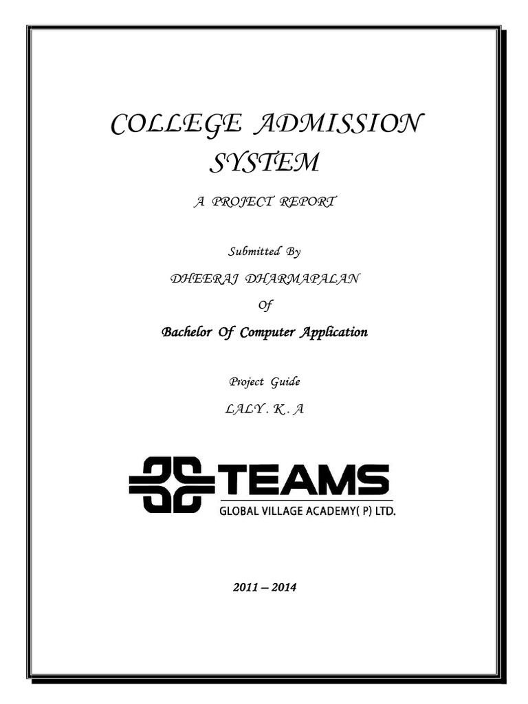 College admission pdf operating system input output