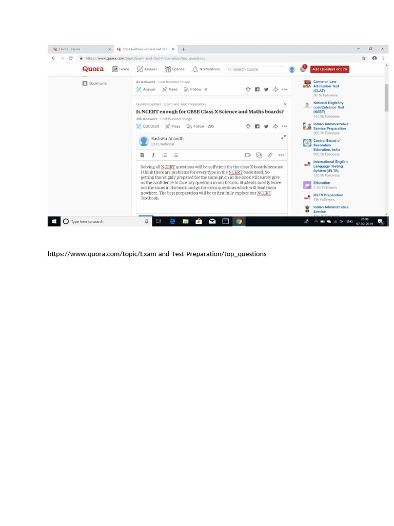 Blogpost in Quora | PDF