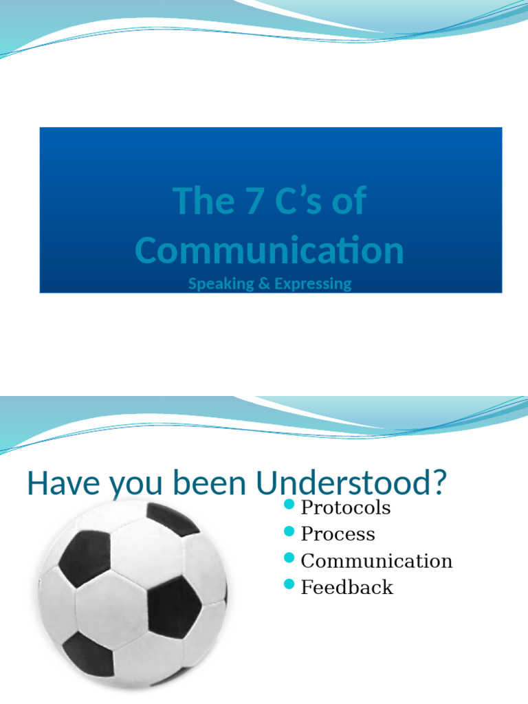 7 C's of Communication (1) | PDF | Communication | Psychological Concepts