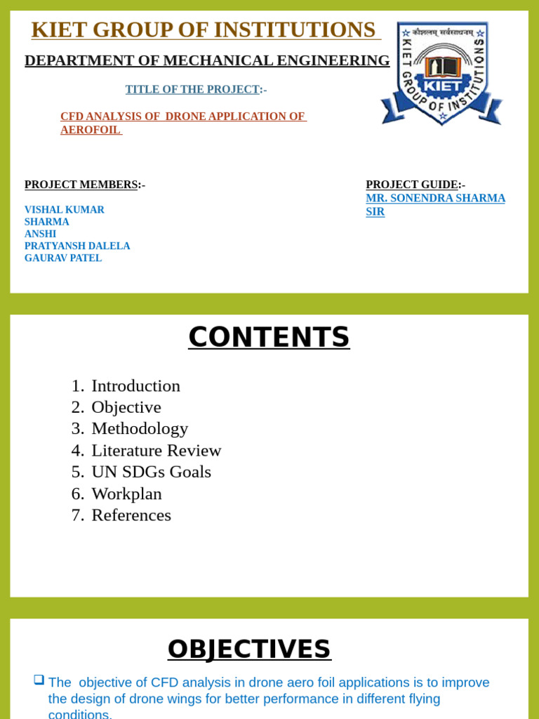 G7 - Final Year Project Presentation | PDF | Computational Fluid ...