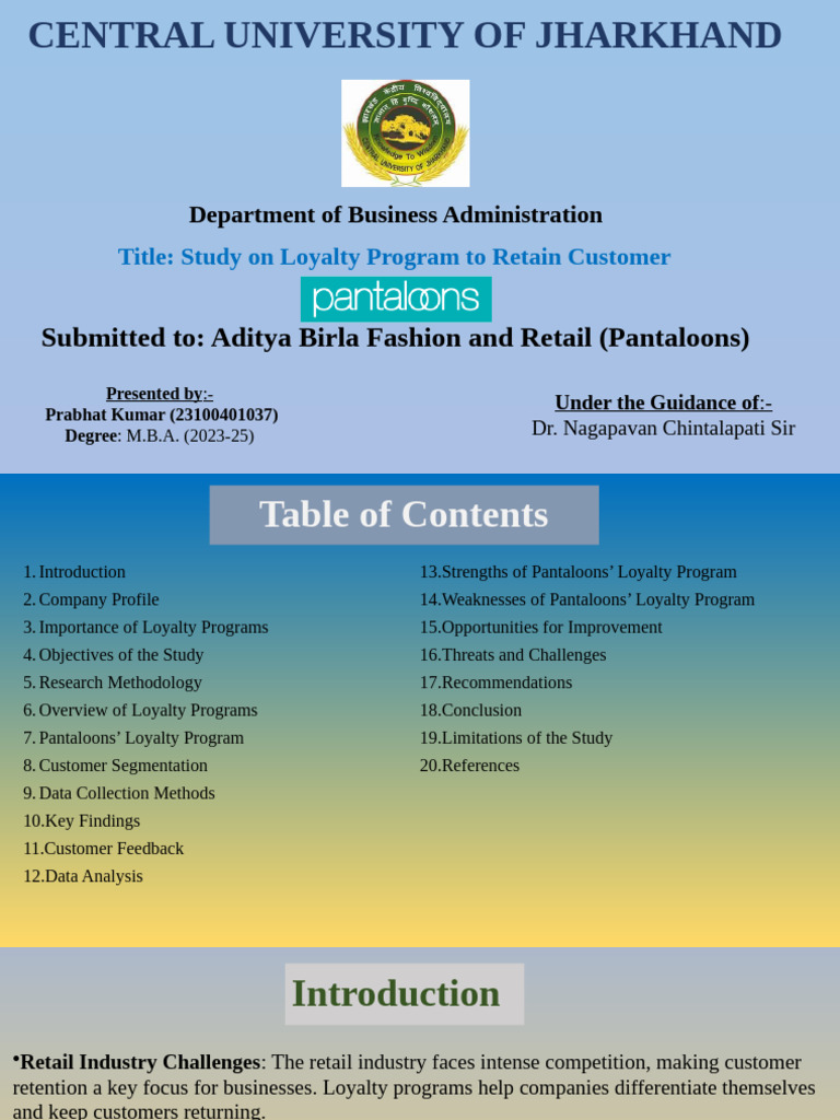 Presentation2 Pdf Loyalty Program Consumer Behaviour