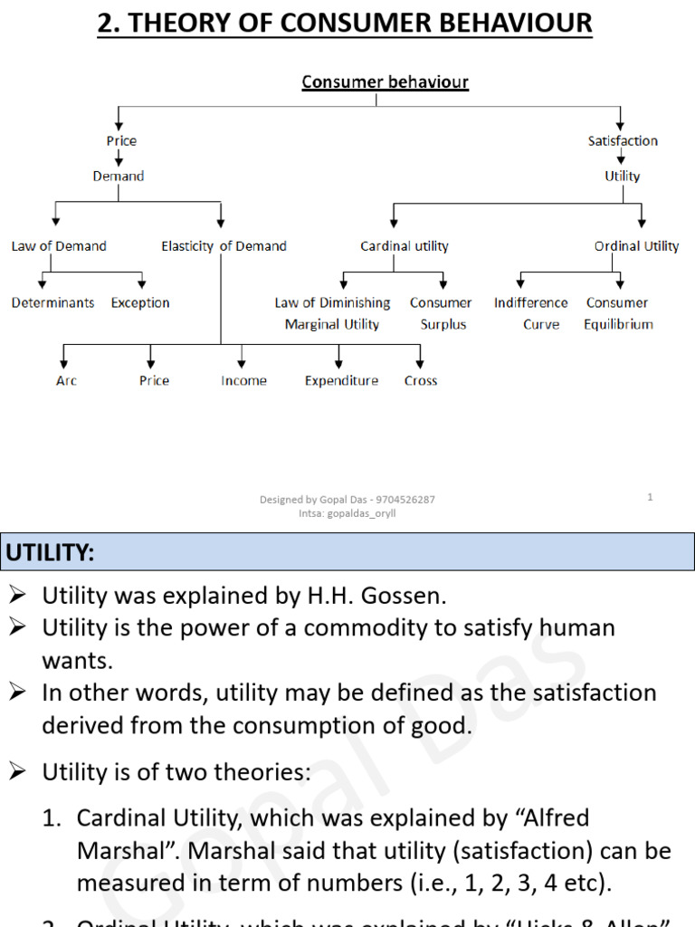 Consumer Behavior and Utility Theory | PDF | Demand | Demand Curve