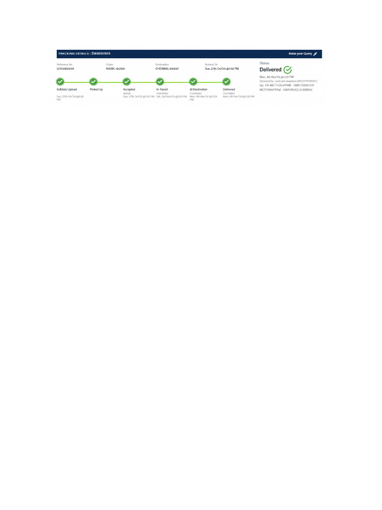 Asset Delivery Report | PDF
