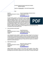 ICoC Signatory Companies - February 2012 