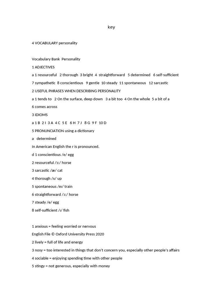 Key tEMA 1 | PDF | English Language | Linguistics
