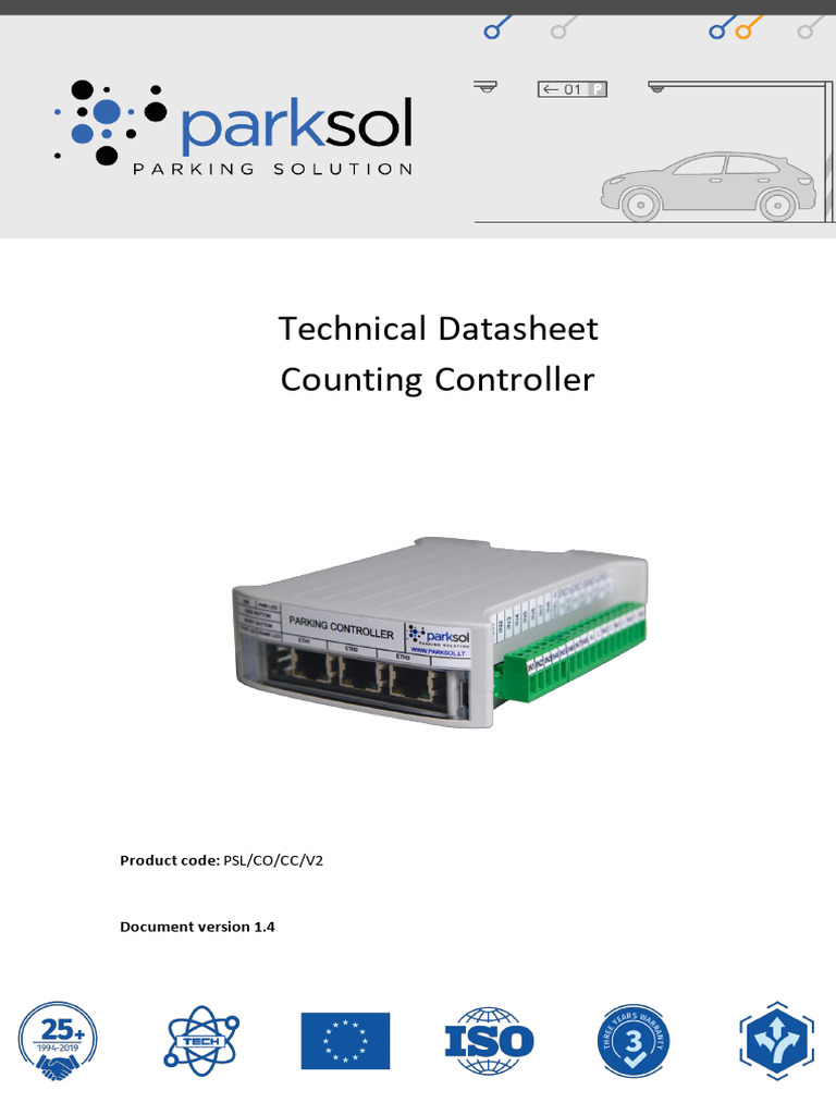 Datasheet - Counting Controller - V1.4 | PDF | Computer Science ...