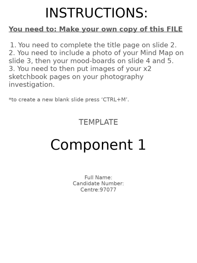 Creative Project Presentation Template | PDF