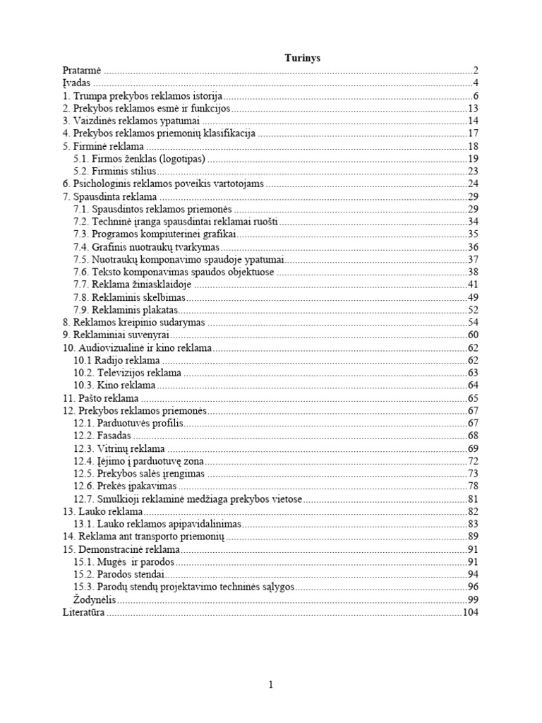 Prekybos Reklama | PDF