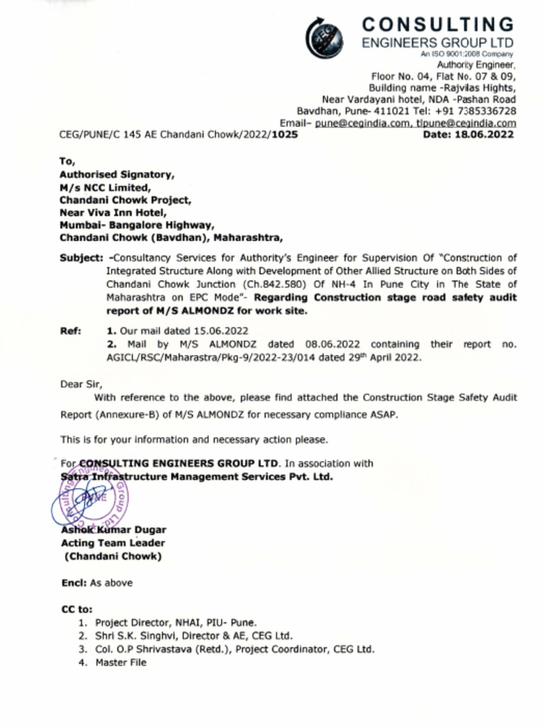 CEG-NCC 1025-Construction Stage Road Safety Audit Report TMP - 18.06.22 ...