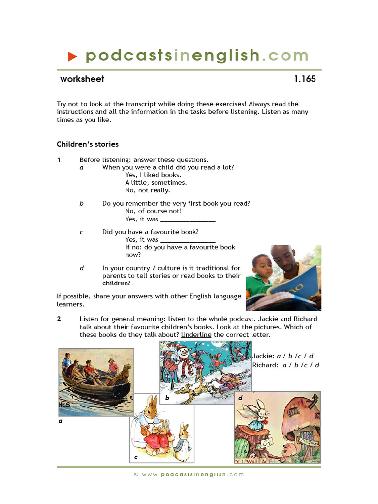 Podcast No 165 Kidsbooks Pdf