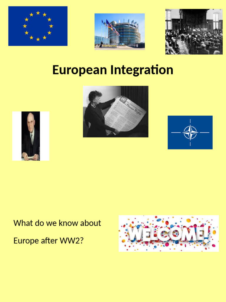 European Integration Post-WW2 Overview | PDF | European Union | Ireland