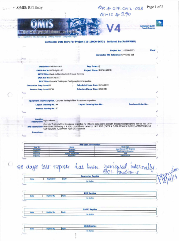 QR#CPP Civil 028 - Qmis#290 | PDF