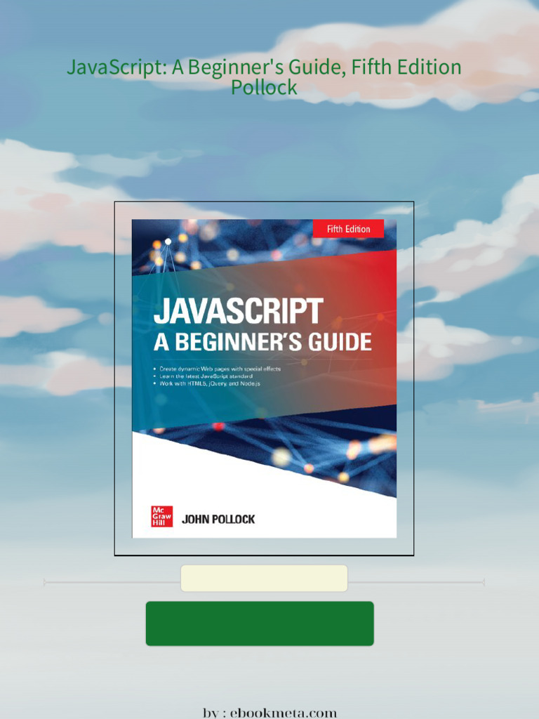 Instant Access to JavaScript: A Beginner's Guide, Fifth Edition Pollock ...