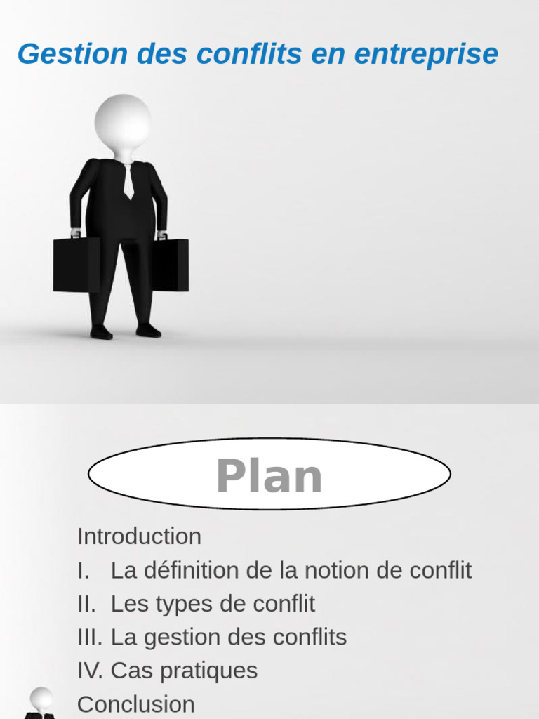 Gestion des conflits en entreprise | PDF | Résolution de conflit