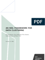 An MDL Framework For Data Clustering: Petri Kontkanen, Petri Myllym Aki, Wray Buntine, Jorma Rissanen and Henry Tirri