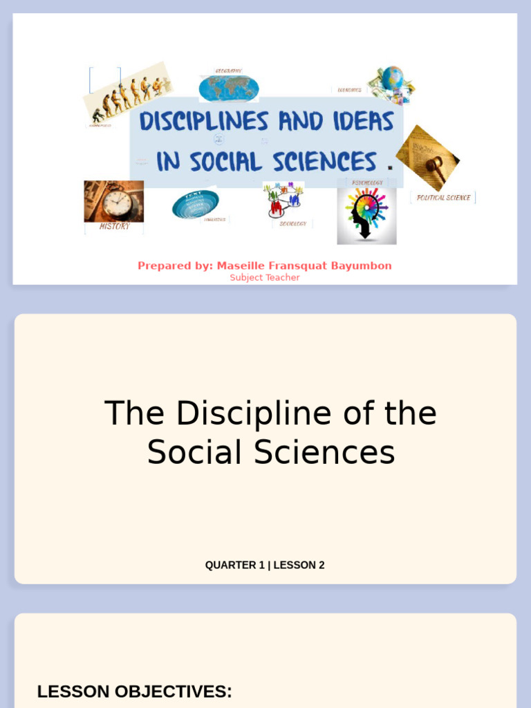 Overview of Social Science Disciplines | PDF | Social Sciences | Geography