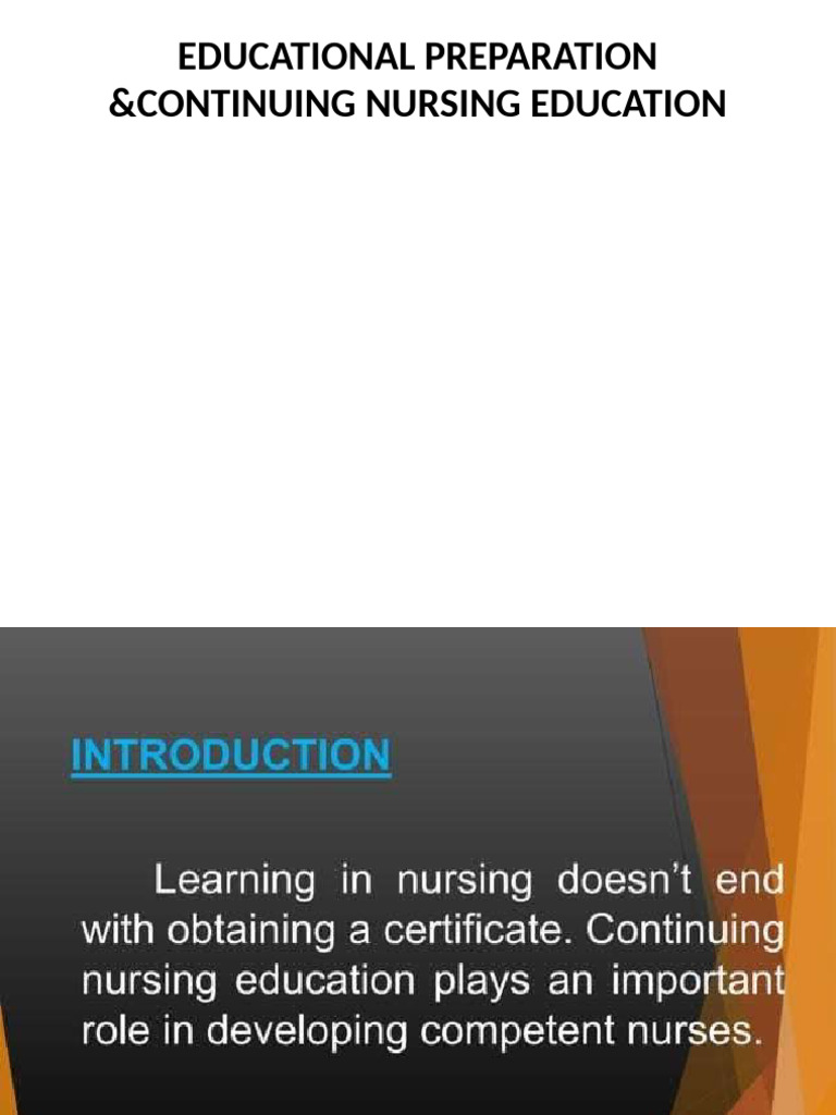 Educational preparation PDF