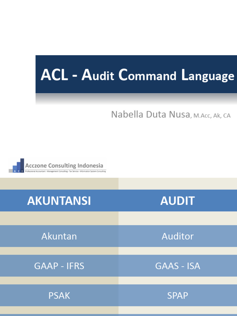 Panduan Lengkap Audit Command Language | PDF