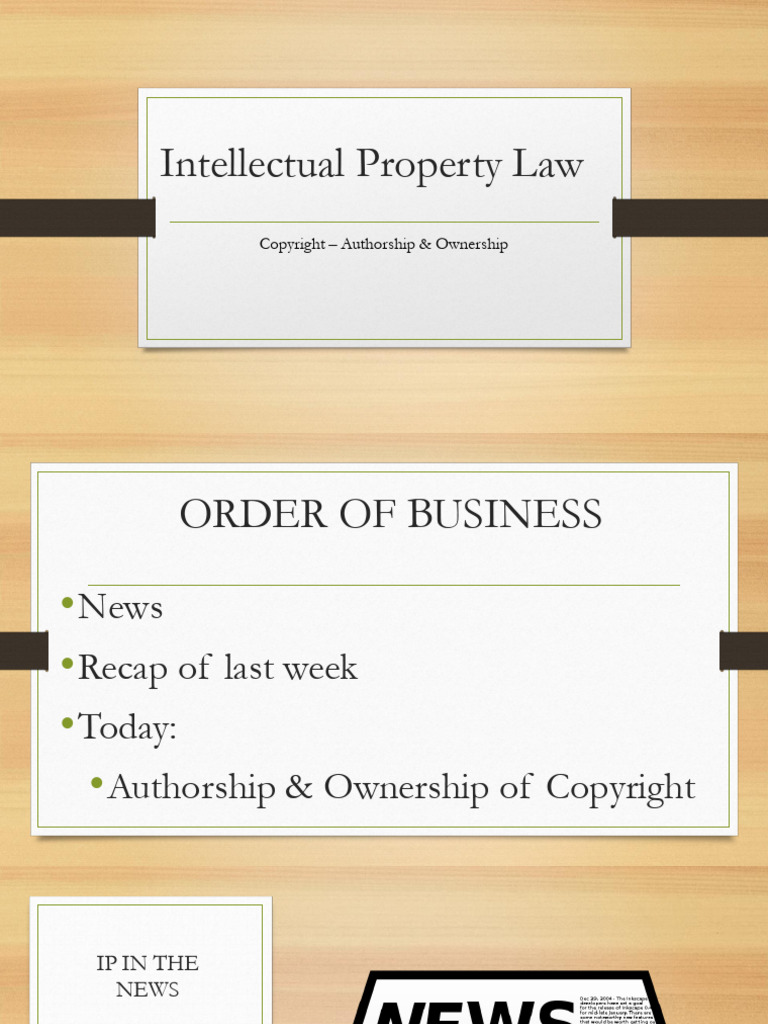 Copyright: Authorship & Ownership Insights | PDF | Copyright | Private Law