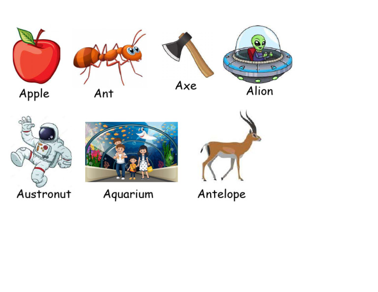 Letter A Pics | PDF