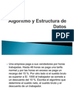 Algoritmo y Estructura de Datos