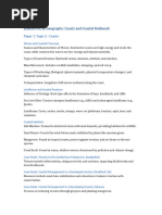 Coastal Fieldwork Techniques for GCSE | PDF | Coast | Beach