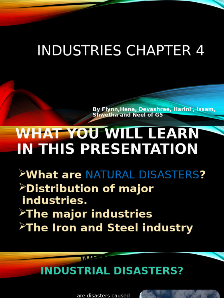 Industrial Disasters and Major Industries | PDF | Steel | Textiles