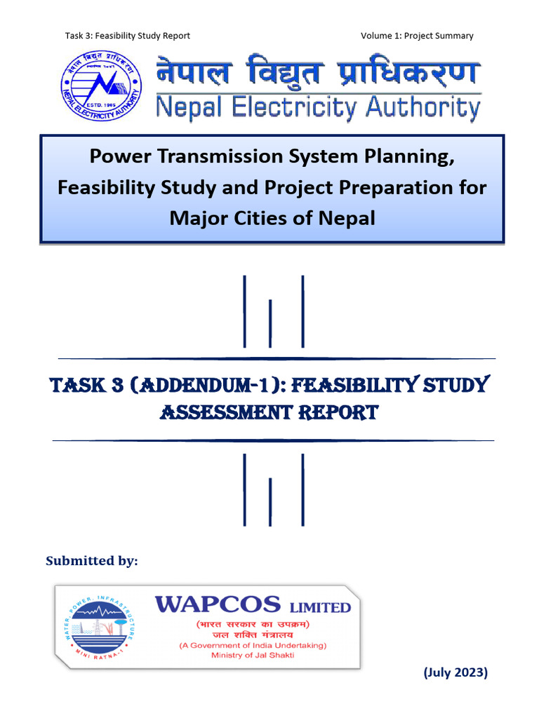 Task - 3 - Feasibility Study Assessment Report - Addendum-1 | PDF ...