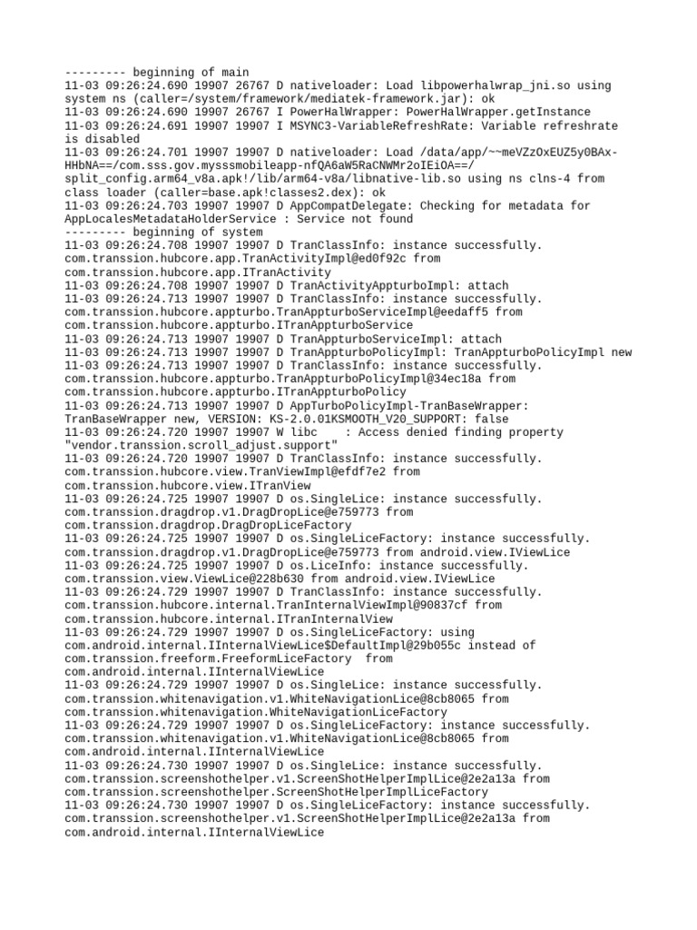 Android App Log Analysis Insights | PDF | Computer Science | Software ...