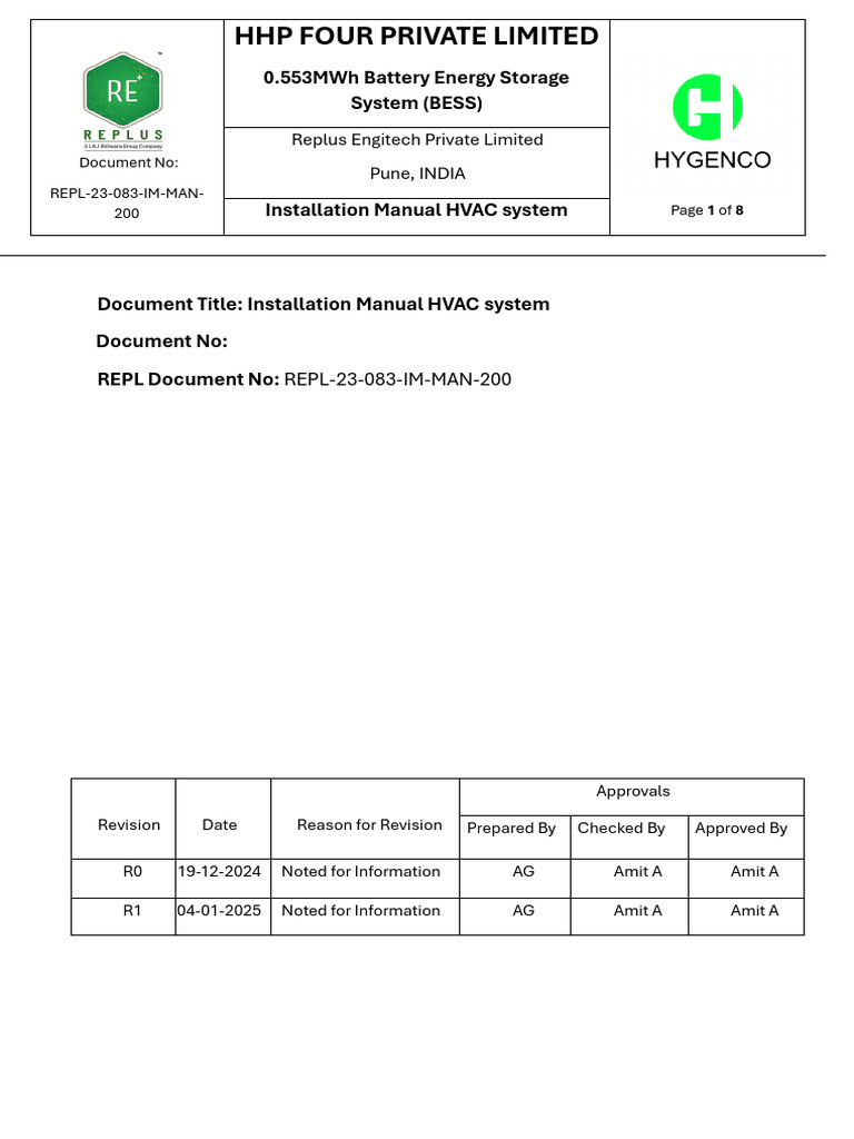 HVAC Installation Guide | PDF | Home Appliance | Electromechanical ...