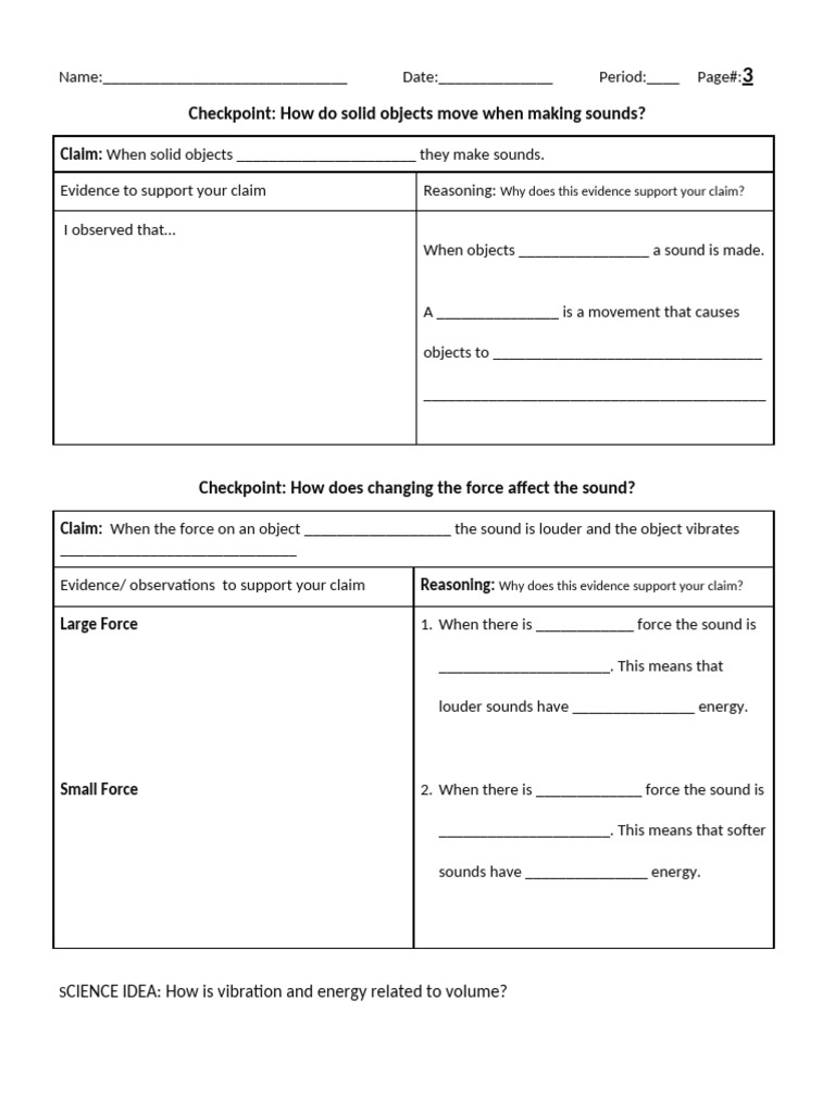 Cers how do objects move when they make sounds lesson 3 pdf