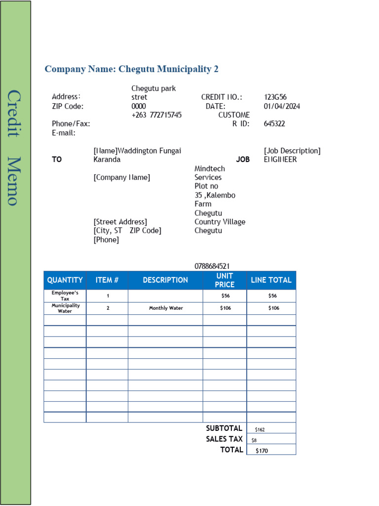 Municipality Bill and Tax | PDF