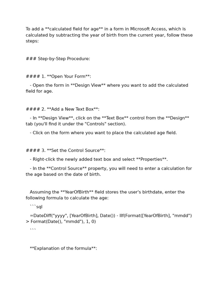 Calculated field pdf