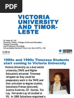 Download Victoria University and Timor-Leste by Papers and Powerpoints from UNTL-VU Joint Conferenes in Dili SN81605768 doc pdf