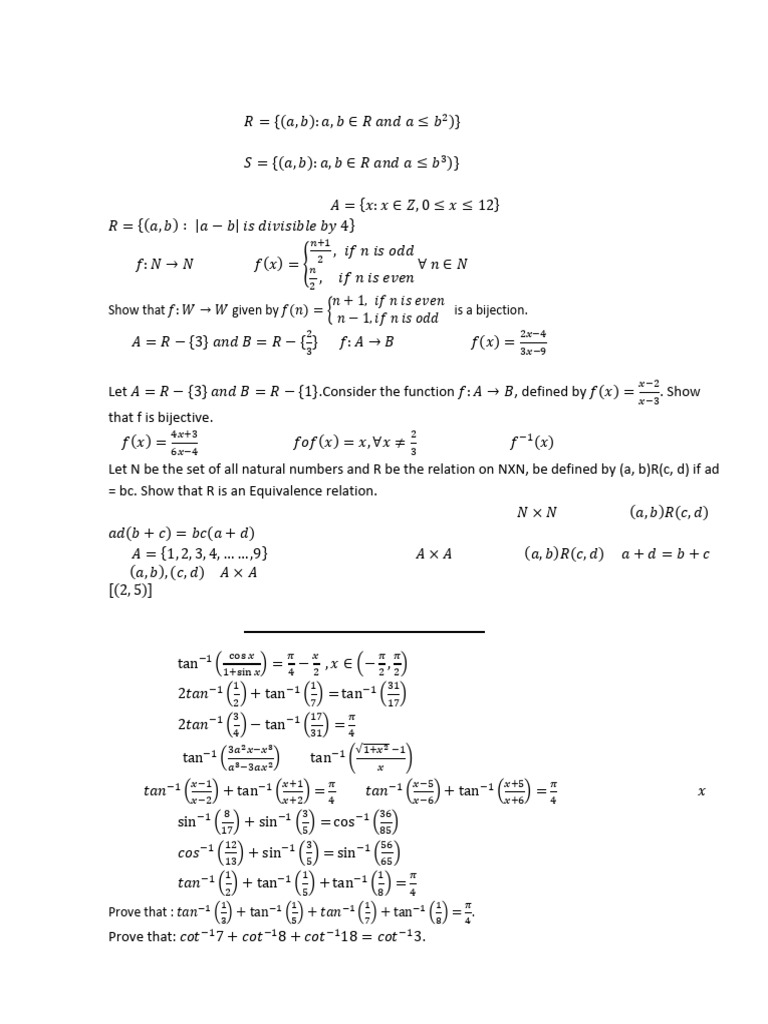 PART 1_ - 2023-24 | PDF | Mathematical Logic | Abstract Algebra