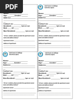Residence Verification Request Form W-147 | PDF | Landlord | Lease